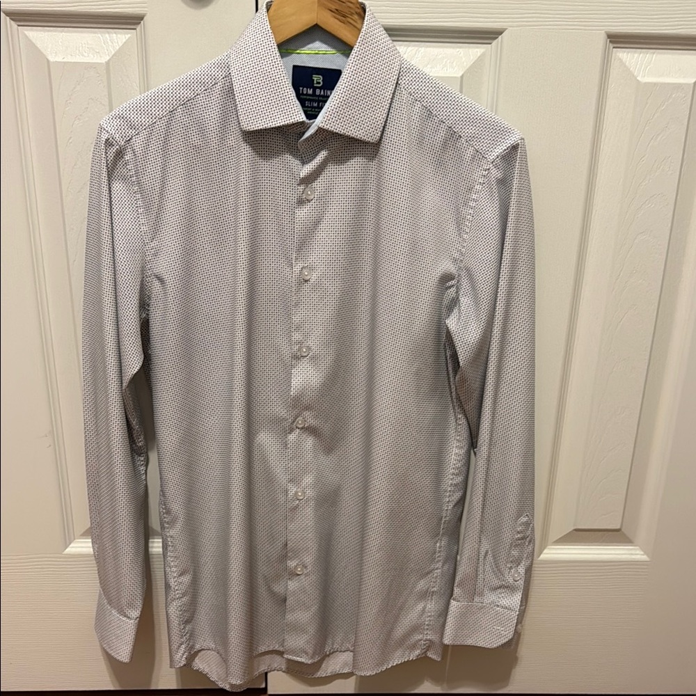 Patterned Men’s Dress Shirt - Small